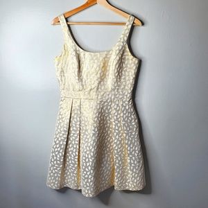 Shoshanna Size 6 Dress Sparkly White Pattern